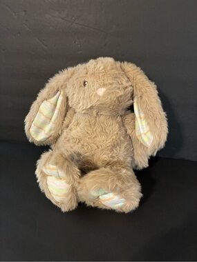 Plush Beige Bunny Stuffed Animal Giggle Scape 15”